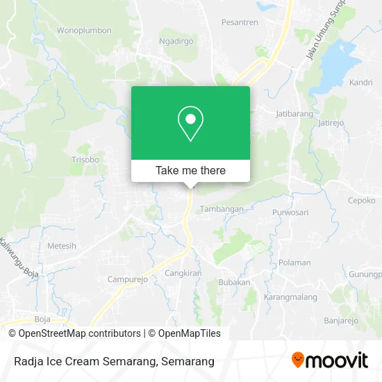 Radja Ice Cream Semarang map