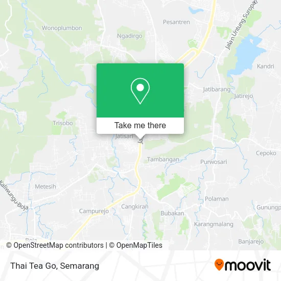 Thai Tea Go map