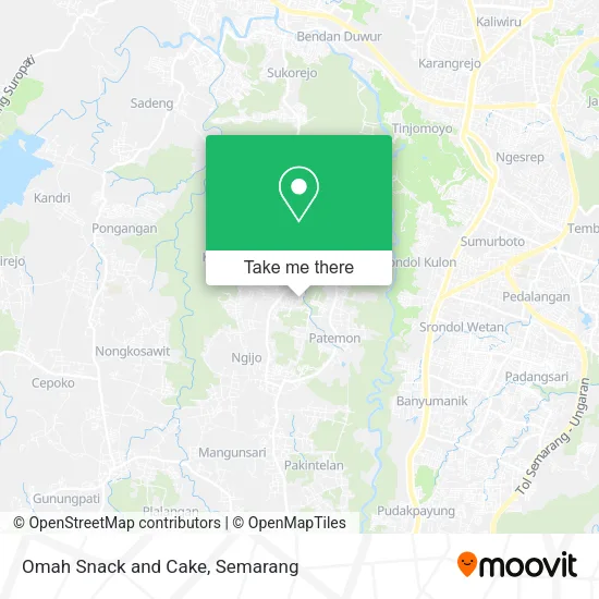 Omah Snack and Cake map