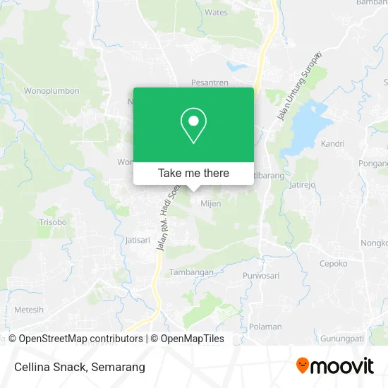 Cellina Snack map