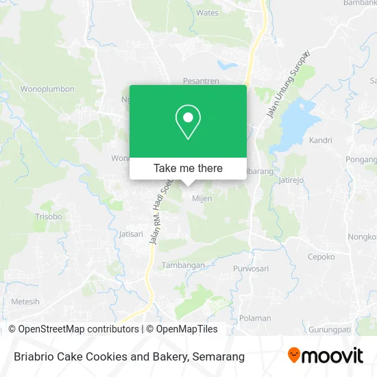 Briabrio Cake Cookies and Bakery map