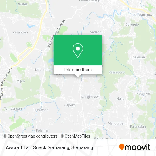 Awcraft Tart Snack Semarang map