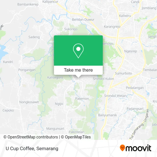 U Cup Coffee map
