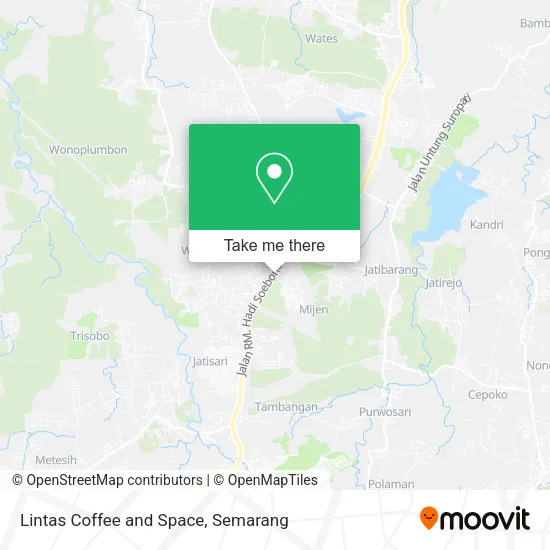 Lintas Coffee and Space map