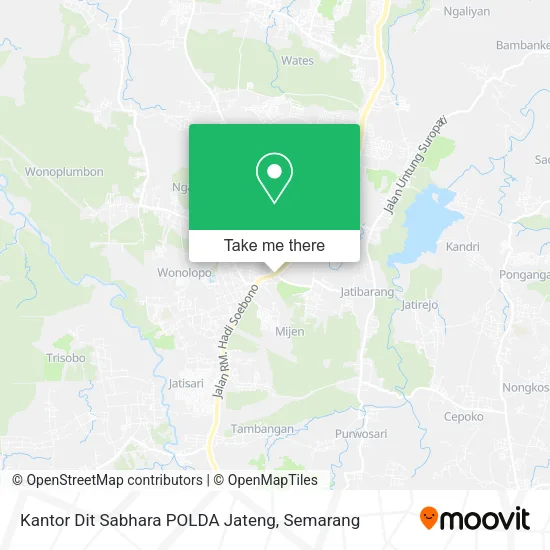 Kantor Dit Sabhara POLDA Jateng map