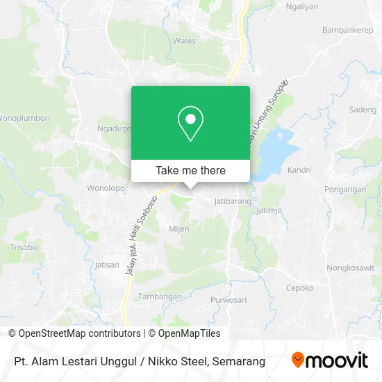 Pt. Alam Lestari Unggul / Nikko Steel map