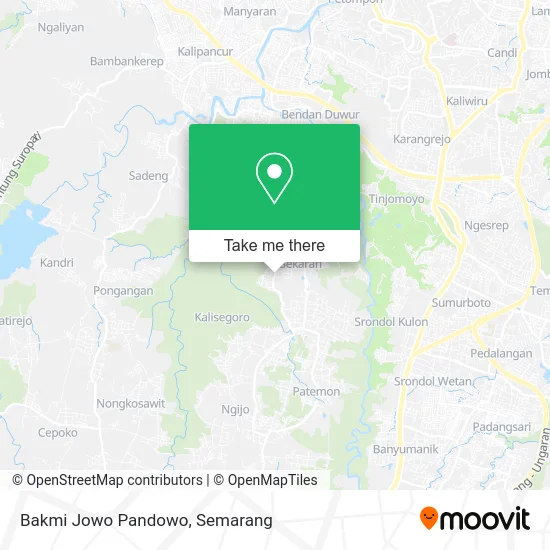 Bakmi Jowo Pandowo map