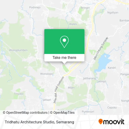 Tridhatu Architecture Studio map