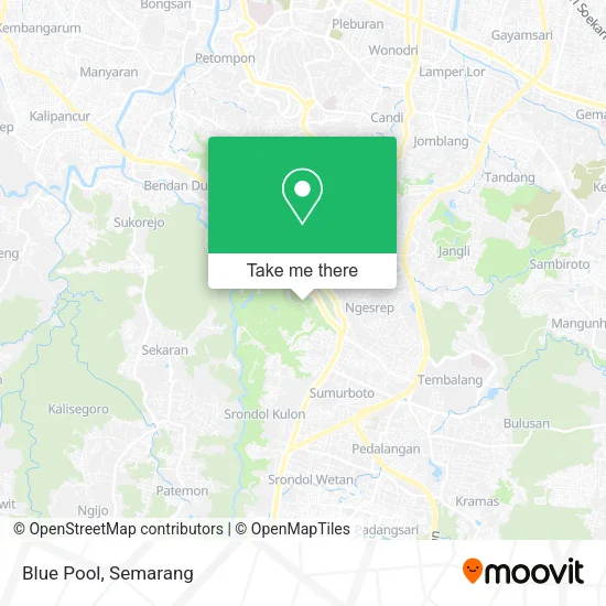 Blue Pool map