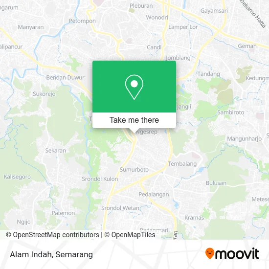 Alam Indah map
