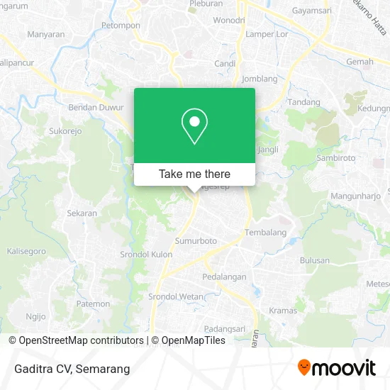 Gaditra CV map