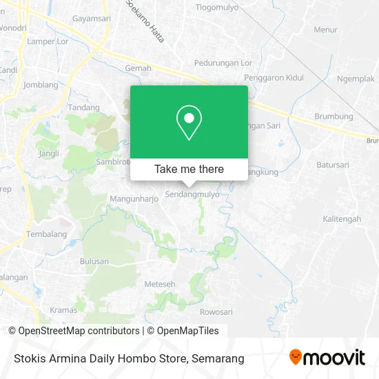 Stokis Armina Daily Hombo Store map