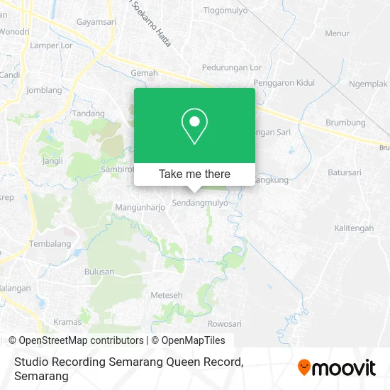 Studio Recording Semarang Queen Record map