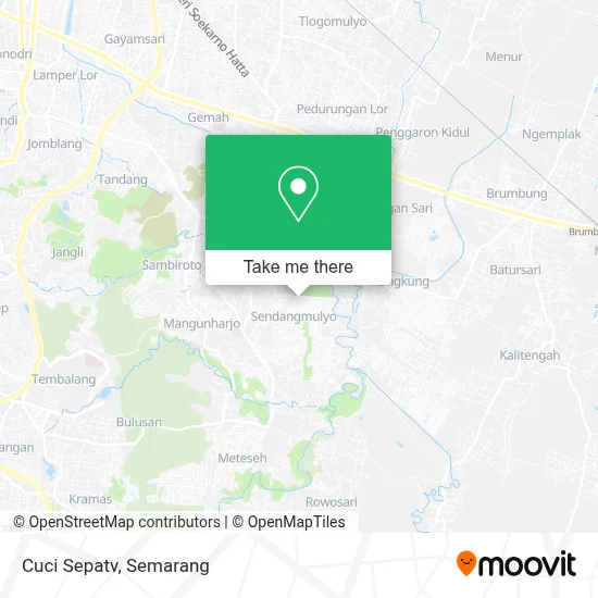 Cuci Sepatv map