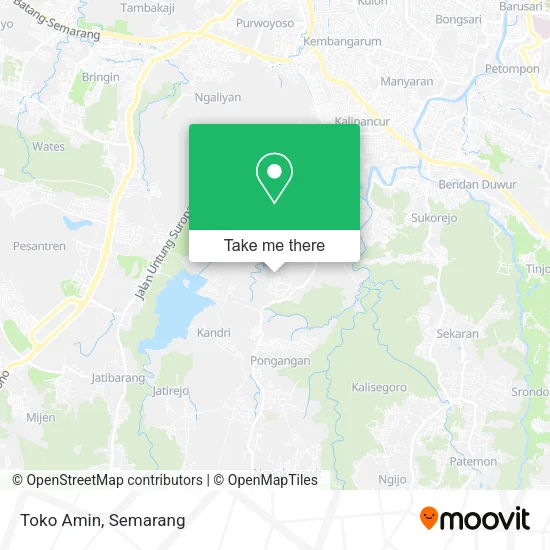 Toko Amin map