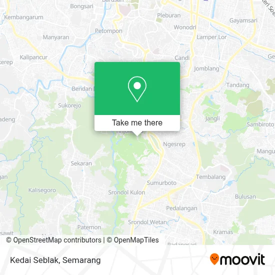 Kedai Seblak map