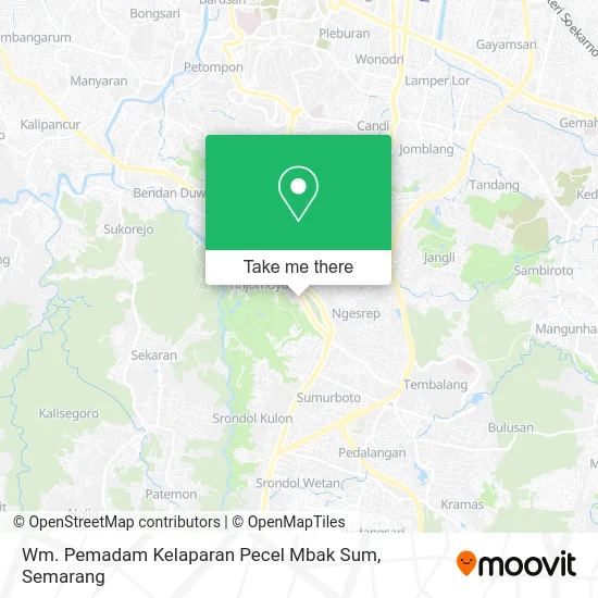 Wm. Pemadam Kelaparan Pecel Mbak Sum map