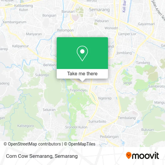 Corn Cow Semarang map