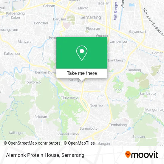 Alemonk Protein House map