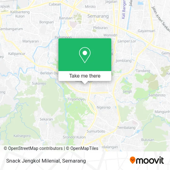 Snack Jengkol Milenial map