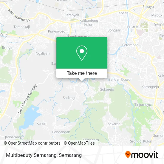 Multibeauty Semarang map
