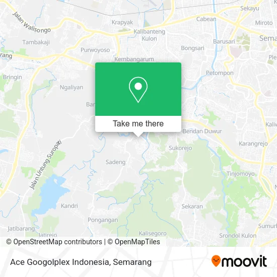 Ace Googolplex Indonesia map