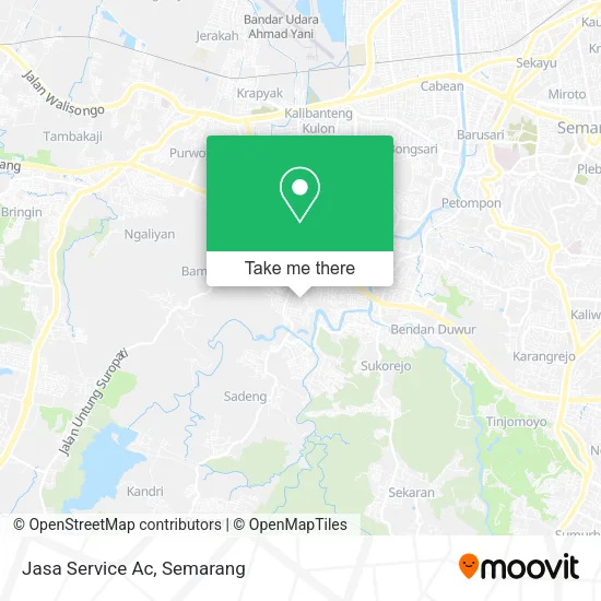 Jasa Service Ac map