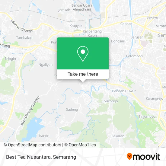 Best Tea Nusantara map