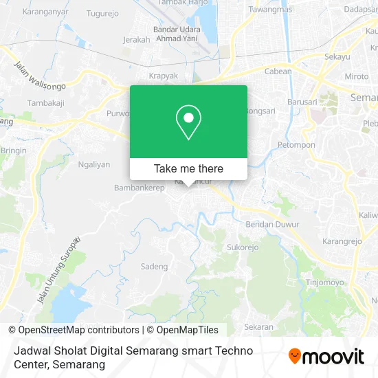 Jadwal Sholat Digital Semarang smart Techno Center map