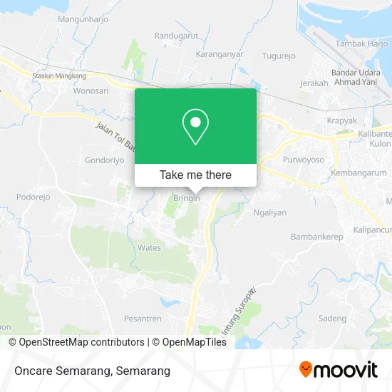 Oncare Semarang map