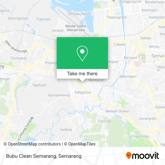 Bubu Clean Semarang map