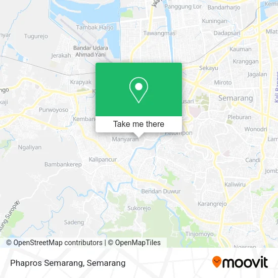 Phapros Semarang map