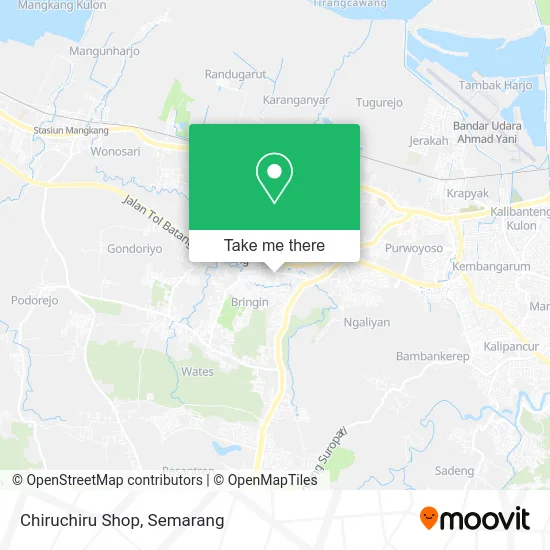 Chiruchiru Shop map