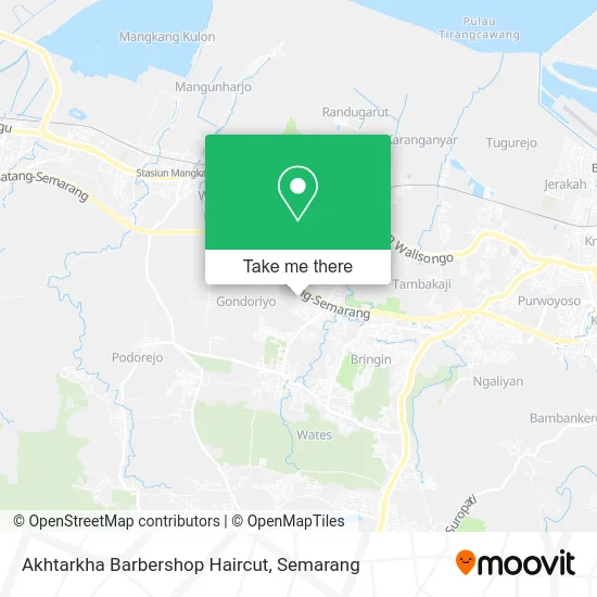 Akhtarkha Barbershop Haircut map