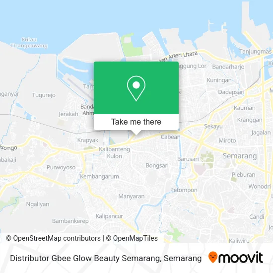 Distributor Gbee Glow Beauty Semarang map