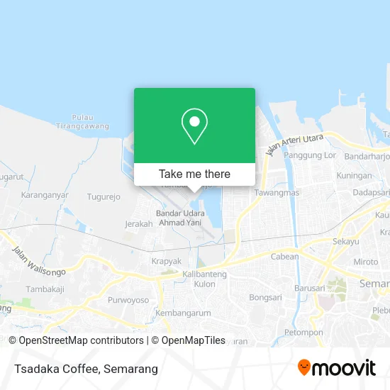 Tsadaka Coffee map