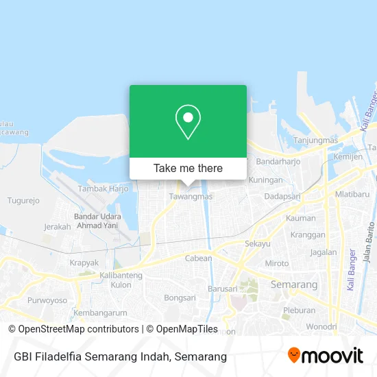 GBI Filadelfia Semarang Indah map