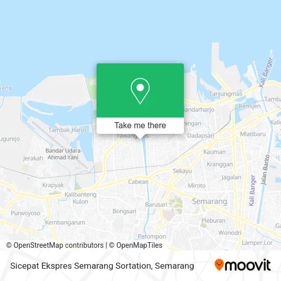 Sicepat Ekspres Semarang Sortation map