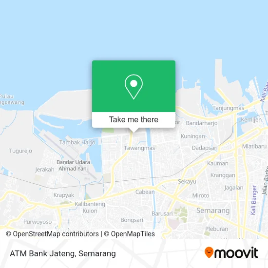 ATM Bank Jateng map