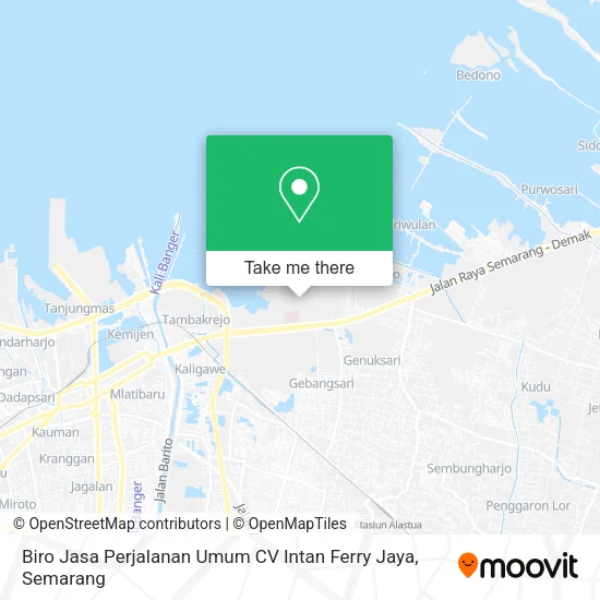 Biro Jasa Perjalanan Umum CV Intan Ferry Jaya map