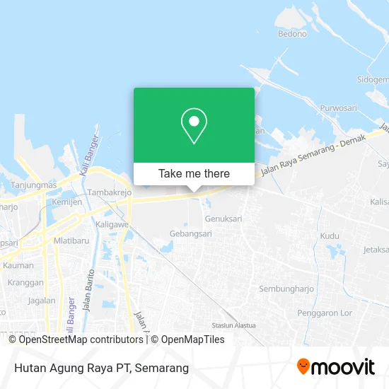 Hutan Agung Raya PT map