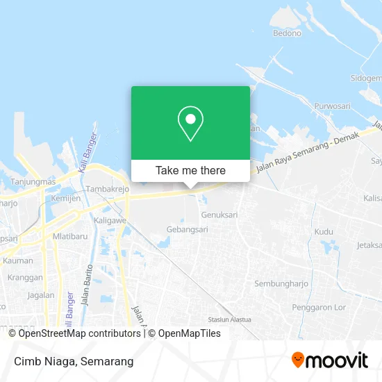 Cimb Niaga map