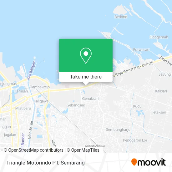 Triangle Motorindo PT map