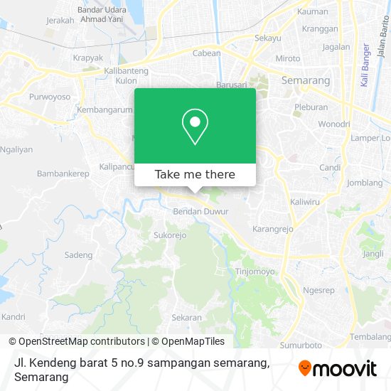 Jl. Kendeng barat 5 no.9 sampangan semarang map