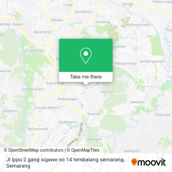 Jl lppu 2 gang sigawe no 14 tembalang semarang map