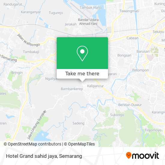 Hotel Grand sahid jaya map