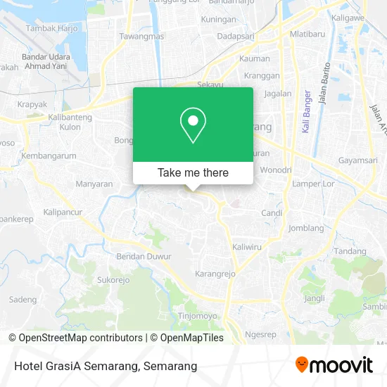 Hotel GrasiA Semarang map