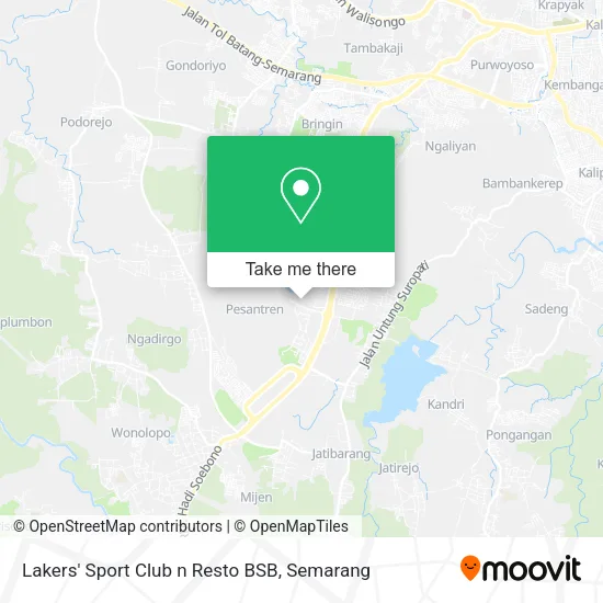 Lakers' Sport Club n Resto BSB map