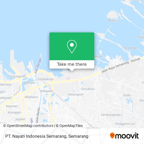 PT. Nayati Indonesia Semarang map