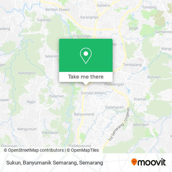 Sukun, Banyumanik Semarang map